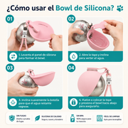Botella de agua portátil para perros