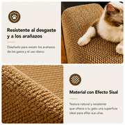 Protector de Sofá Antiarañazos para Gatos con Efecto Sisal
