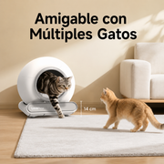 Arenero automático autolimpiable para gatos sin pellizcos | LeloPets C4