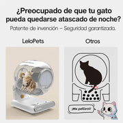 Arenero automático autolimpiable para gatos sin pellizcos | LeloPets C4