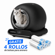 Arenero automático autolimpiable para gatos sin pellizcos | LeloPets C4